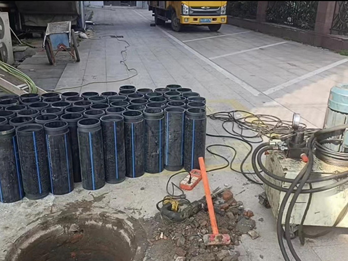 提蒙乡PE置换管厂家 DN315置换管 非开挖管短管置换